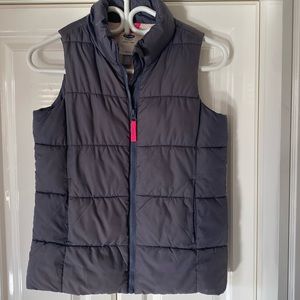 Joe Fresh Girl’s Grey and Pink Spring and Fall Puffer Vest size L (10-12)